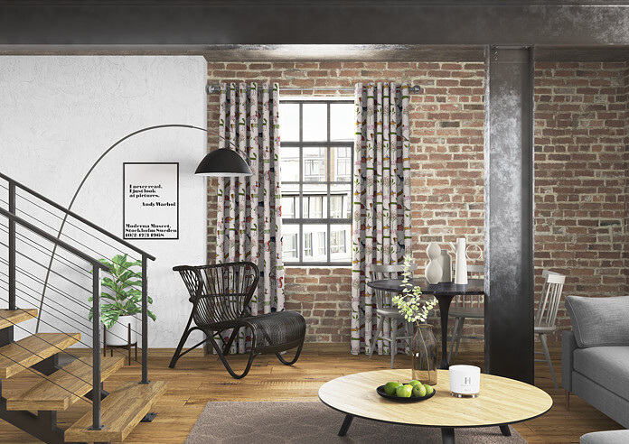 Oh My Deer, Berry - Made to Measure Curtains - Image 5